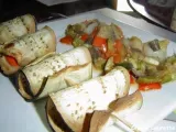 Recette Brochettes de st-jacques et fondue de légumes